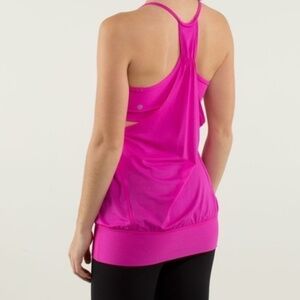 LULULEMON Hot Pink Paris Perfect No Limits Tank Top